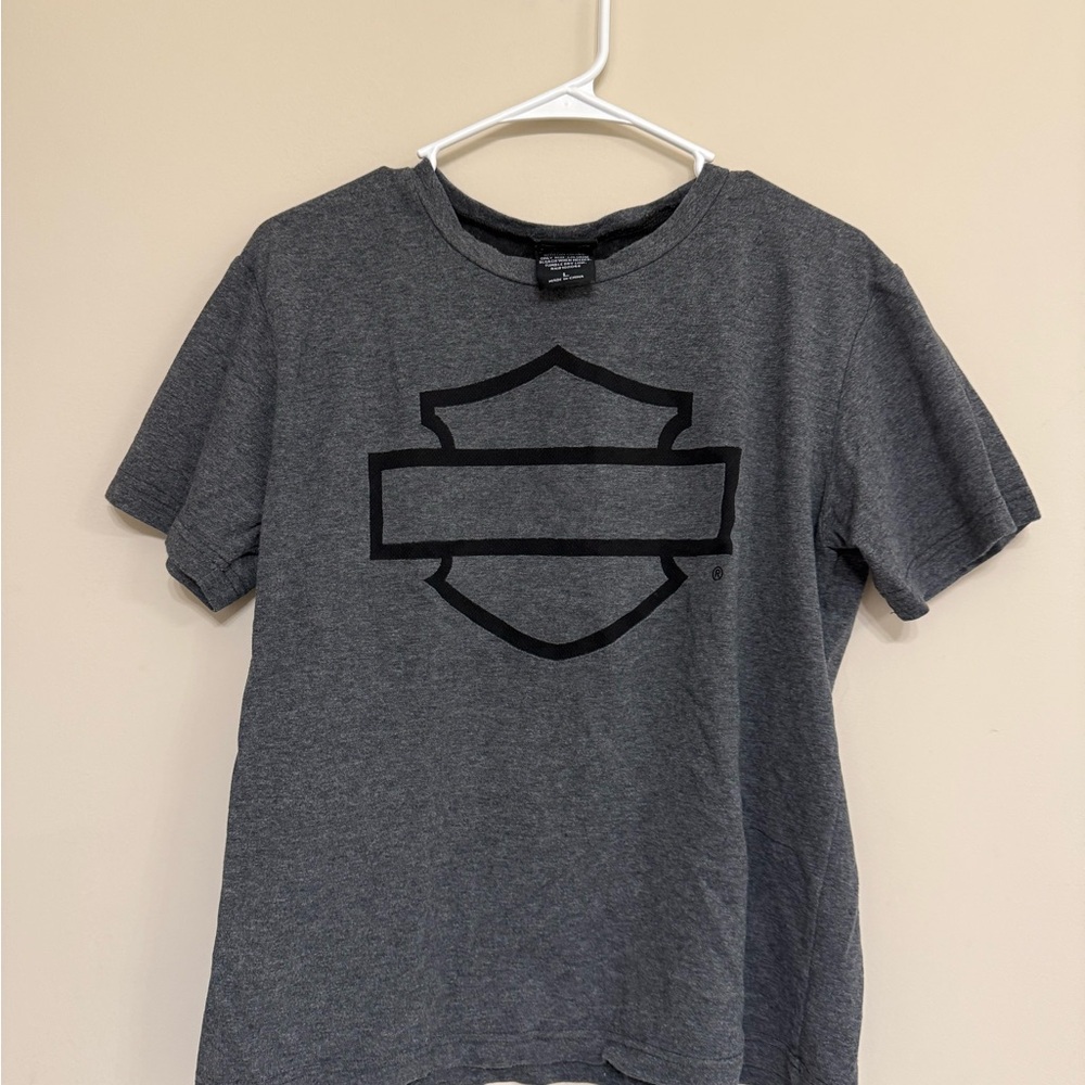 Harley-Davidson Charcoal Gray Short Sleeve Tee